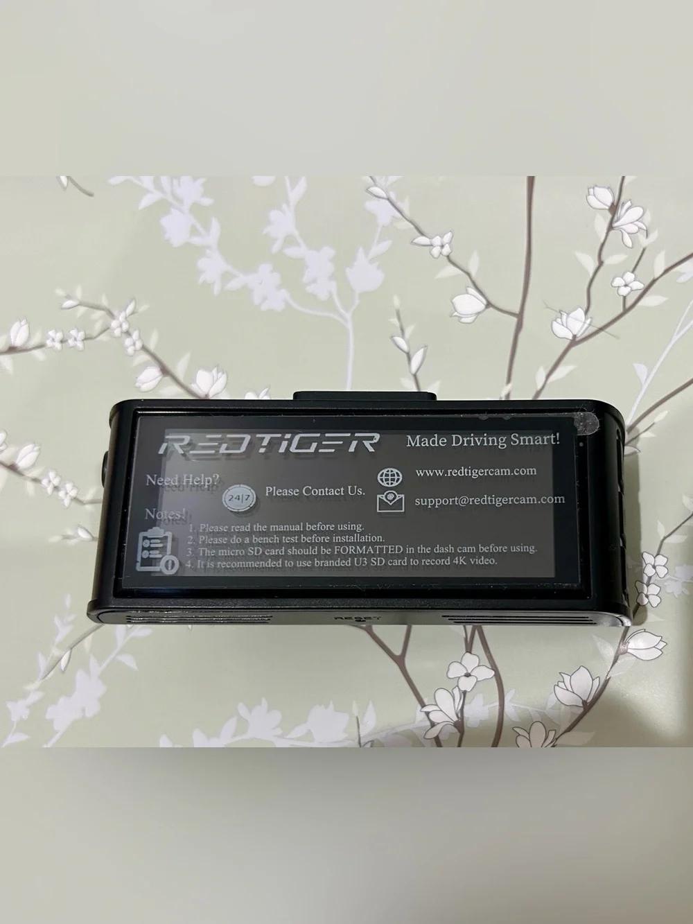 REDTIGER F7N 4K Ultra HD WiFi GPS Dash Cam – Camera Unit Only